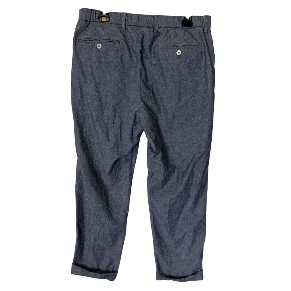 Todd Snyder Blue Drawstring Chinos